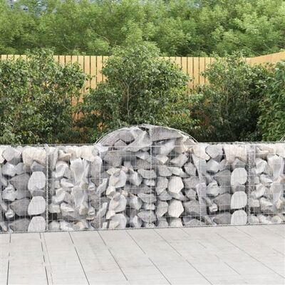 vidaXL Panier de gabion arqué 40 pcs 200x50x80/100 cm - Panier de gabion - Publicité vidaXL Panier de gabion arqué 40 pcs 200x50x80/100 cm - Panier de gabion - Publicité
