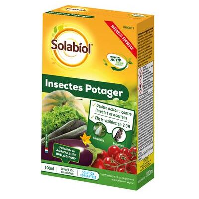 Non communiqué Solabiol - insecticide anti-insectes du potager - 100 ml - Publicité Non communiqué Solabiol - insecticide anti-insectes du potager - 100 ml - Publicité
