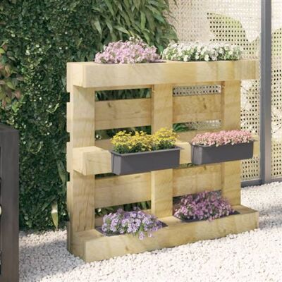 vidaXL Jardinière pour europalettes - 12 pcs Gris 36x13.5x9.5 cm PP - Publicité vidaXL Jardinière pour europalettes - 12 pcs Gris 36x13.5x9.5 cm PP - Publicité