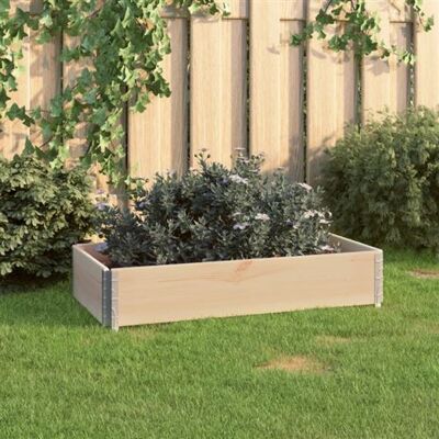 vidaXL Lit Surélevé 50x100 cm Bois de Pin Massif - Lit Surélevé - Publicité vidaXL Lit Surélevé 50x100 cm Bois de Pin Massif - Lit Surélevé - Publicité