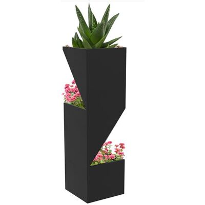 Non communiqué Pots pour plantes d'intérieur 3 zones de plantation trous de drainage métal noir Noir - Publicité Non communiqué Pots pour plantes d'intérieur 3 zones de plantation trous de drainage métal noir Noir - Publicité