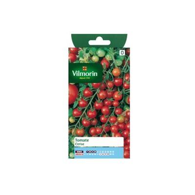 Vilmorin Sachet graines Tomate cerise - Publicité Vilmorin Sachet graines Tomate cerise - Publicité