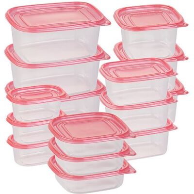 Boîtes de conservation en plastique Rosenstein & Söhne - Pack de 15 - 5 Formats - Publicité Boîtes de conservation en plastique Rosenstein & Söhne - Pack de 15 - 5 Formats - Publicité