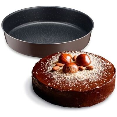 Tefal Success - Moule à gâteau - 26 cm - non adhésif - rond - chocolat Chocolat - Publicité Tefal Success - Moule à gâteau - 26 cm - non adhésif - rond - chocolat Chocolat - Publicité