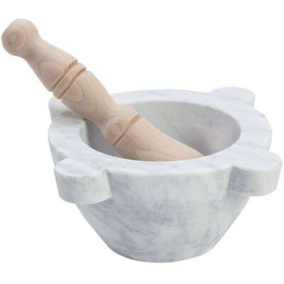Trend'up - Mortar 16 cm - Marbré - Gris - Mortar and pestle - Publicité Trend'up - Mortar 16 cm - Marbré - Gris - Mortar and pestle - Publicité