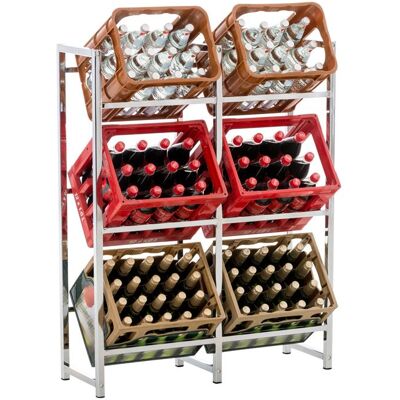 Non communiqué Range bouteilles Lennert - Taille XL - Couleur Chrome Inox - Publicité Non communiqué Range bouteilles Lennert - Taille XL - Couleur Chrome Inox - Publicité