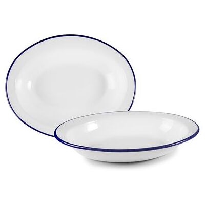 Non communiqué IBILI 905232 plat ovale profond email Blanca 32x25 cm - Publicité Non communiqué IBILI 905232 plat ovale profond email Blanca 32x25 cm - Publicité
