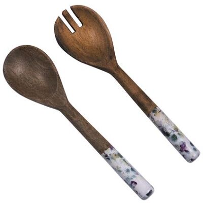 Non communiqué Couvert à salade Garden en manguier 28 cm - Table Passion - Multicolore - Bois De Manguier - Publicité Non communiqué Couvert à salade Garden en manguier 28 cm - Table Passion - Multicolore - Bois De Manguier - Publicité