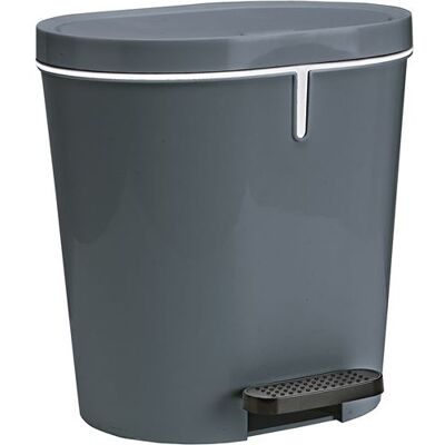 Sunware Zamora Poubelle Pedale - 8L - Anthracite - Accessoire Cuisine - Publicité Sunware Zamora Poubelle Pedale - 8L - Anthracite - Accessoire Cuisine - Publicité