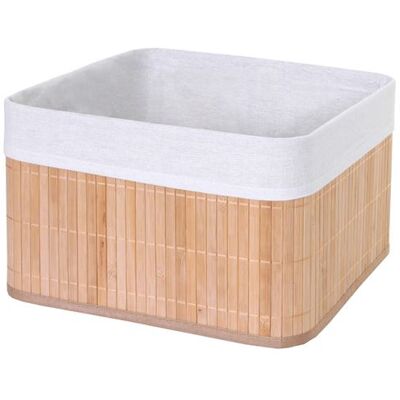 Non communiqué Boîte de rangement MENDLER HWC-C21, bambou nature Marron - Publicité Non communiqué Boîte de rangement MENDLER HWC-C21, bambou nature Marron - Publicité
