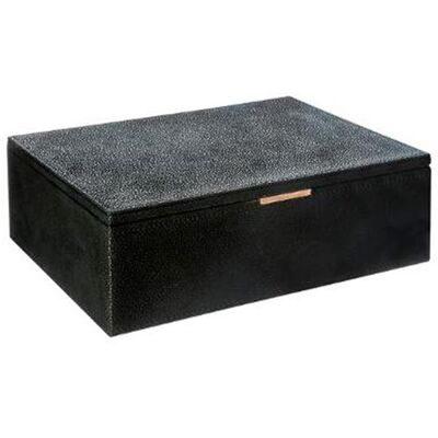 Paris Prix Atmosphera Créateur d'intérieur - Boîte à Bijoux Grainé 26cm Noir Noir - Publicité Paris Prix Atmosphera Créateur d'intérieur - Boîte à Bijoux Grainé 26cm Noir Noir - Publicité