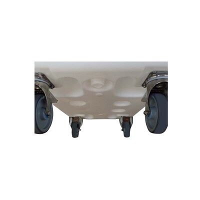 Bac double-paroi 500 Litres, sur roues, inox, GILAC - Publicité Bac double-paroi 500 Litres, sur roues, inox, GILAC - Publicité