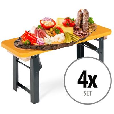 Non communiqué Set de 4 Stagecaptain BB-55 ON Hirschgarten banquette orange - Publicité Non communiqué Set de 4 Stagecaptain BB-55 ON Hirschgarten banquette orange - Publicité