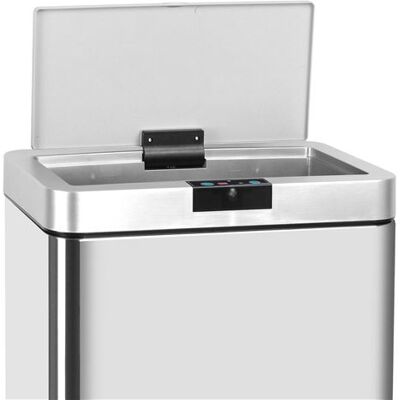 Non communiqué Couvercle de poubelle automatique DAYTONA Argent Acier inoxydable 60L - Publicité Non communiqué Couvercle de poubelle automatique DAYTONA Argent Acier inoxydable 60L - Publicité