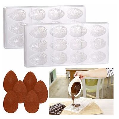 Non communiqué Rosenstein & Söhne : 2 moules à chocolat ''6 petits oeufs de Pâques'' - Publicité Non communiqué Rosenstein & Söhne : 2 moules à chocolat ''6 petits oeufs de Pâques'' - Publicité