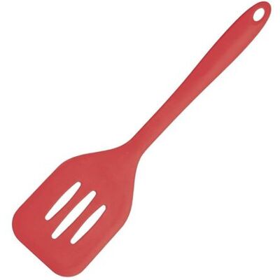 Vogue Spatule en silicone flexible perforée rouge - 310 mm - Publicité Vogue Spatule en silicone flexible perforée rouge - 310 mm - Publicité