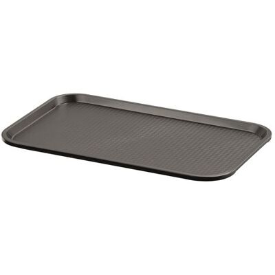 Plateau de Service en Plastique Noir GN110-S - Format 1/1 GN, Surface Structurée - Publicité Plateau de Service en Plastique Noir GN110-S - Format 1/1 GN, Surface Structurée - Publicité