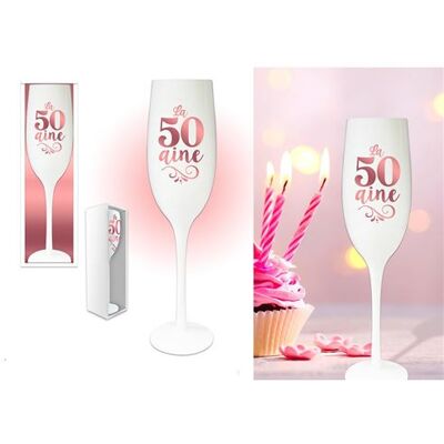 Non communiqué flute blanche et rose 50aine - sud trading cd4639+50 Blanc - Publicité Non communiqué flute blanche et rose 50aine - sud trading cd4639+50 Blanc - Publicité