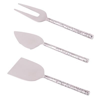 Non communiqué Service de 3 couteaux à fromage Batys - Table Passion - Argent / Métallique - Métal Argent - Publicité Non communiqué Service de 3 couteaux à fromage Batys - Table Passion - Argent / Métallique - Métal Argent - Publicité
