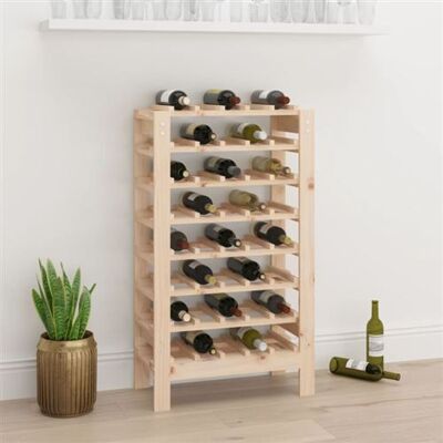 Non communiqué Casier à vin 61,5x30x107,5 cm Bois de pin massif Bois naturel - Publicité Non communiqué Casier à vin 61,5x30x107,5 cm Bois de pin massif Bois naturel - Publicité