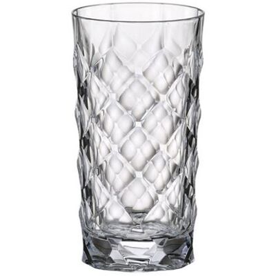 Non communiqué Set de 6 Verres cristallin à haut boule en relief ASTRO 33cl, verrerie transparente à boire pour l'eau et cocktail, boissons - Dimension: 7 x 15 cm - Publicité Non communiqué Set de 6 Verres cristallin à haut boule en relief ASTRO 33cl, verrerie transparente à boire pour l'eau et cocktail, boissons - Dimension: 7 x 15 cm - Publicité