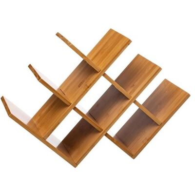 Non communiqué Range-bouteilles, etagere à bouteilles en bambou coloris naturel - Longueur 46,5 x Profondeur 16,5 x Hauteur 32 cm-PEGANE- - Publicité Non communiqué Range-bouteilles, etagere à bouteilles en bambou coloris naturel - Longueur 46,5 x Profondeur 16,5 x Hauteur 32 cm-PEGANE- - Publicité