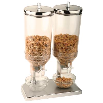 VISIODIRECT Double distributeur à céréales en plastique/plexiglass D : 170x530 mm (2x450cl) - Publicité VISIODIRECT Double distributeur à céréales en plastique/plexiglass D : 170x530 mm (2x450cl) - Publicité