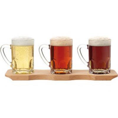 VISIODIRECT lot de 4 planches degustation bière 275x65x12 - Publicité VISIODIRECT lot de 4 planches degustation bière 275x65x12 - Publicité
