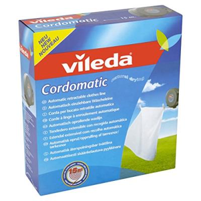 Vileda Cordomatic Linge à Cordon Récupérable - Linge - Publicité Vileda Cordomatic Linge à Cordon Récupérable - Linge - Publicité