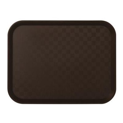 VISIODIRECT Lot de 12 Plateaux fast food Marron en polypropylène alimentaire - Publicité VISIODIRECT Lot de 12 Plateaux fast food Marron en polypropylène alimentaire - Publicité