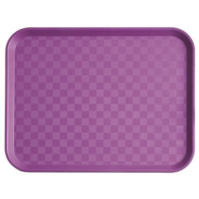 VISIODIRECT Lot de 12 Plateaux fast food Violet en polypropylène alimentaire - Publicité VISIODIRECT Lot de 12 Plateaux fast food Violet en polypropylène alimentaire - Publicité