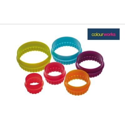 KitchenCraft - Colour Works - 6 pièces - Ronds - Emporte-pièces biscuits - Publicité KitchenCraft - Colour Works - 6 pièces - Ronds - Emporte-pièces biscuits - Publicité