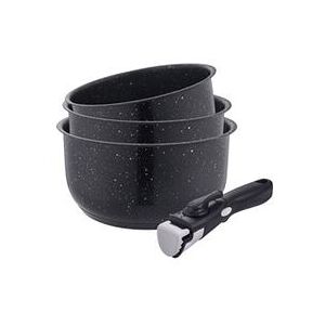 Kamberg 0008134-3 Casseroles en Acier Inoxydable - Compatible induction - Publicité Kamberg 0008134-3 Casseroles en Acier Inoxydable - Compatible induction - Publicité