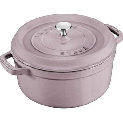 Cocotte en fonte rose 26 cm - Staub Durable - Publicité Cocotte en fonte rose 26 cm - Staub Durable - Publicité