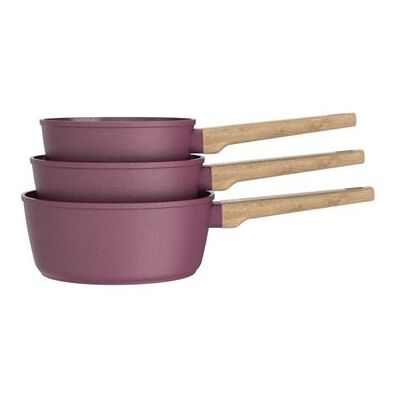 Non communiqué Set de 3 casseroles 16-18-20 cm Gamme Forest tous feux dont induction Prune Arthur Martin AM1963 Rubis - Publicité Non communiqué Set de 3 casseroles 16-18-20 cm Gamme Forest tous feux dont induction Prune Arthur Martin AM1963 Rubis - Publicité