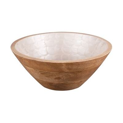 Non communiqué Saladier Venus en manguier 30 cm - Table Passion - Blanc - Bois De Manguier Blanc - Publicité Non communiqué Saladier Venus en manguier 30 cm - Table Passion - Blanc - Bois De Manguier Blanc - Publicité