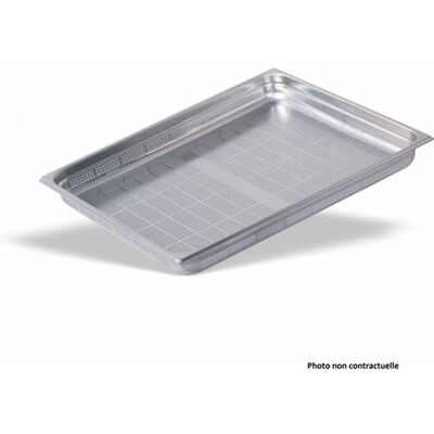 Non communiqué Bac Gastro Inox GN 2/1 Perforé - H 40 mm - Pujadas - Inox - Publicité Non communiqué Bac Gastro Inox GN 2/1 Perforé - H 40 mm - Pujadas - Inox - Publicité