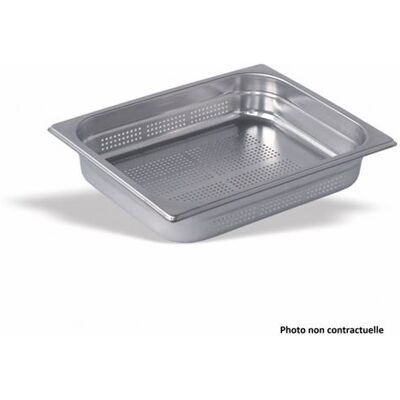 Non communiqué Bac Gastro Inox GN 1/2 Perforé - H 100 mm - Pujadas - Inox - Publicité Non communiqué Bac Gastro Inox GN 1/2 Perforé - H 100 mm - Pujadas - Inox - Publicité