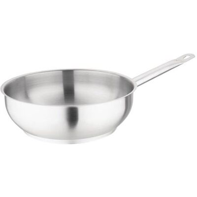 Poêle Vogue en inox - 24cm - Poêle à sauté - Publicité Poêle Vogue en inox - 24cm - Poêle à sauté - Publicité