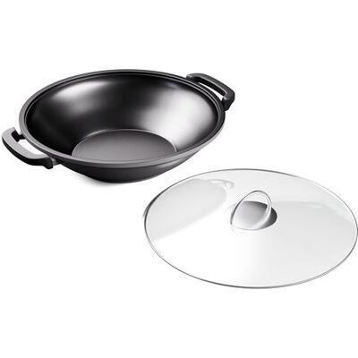 Non communiqué Klarstein ToCi Wok Poele Wok Induction avec Couvercle Poêle à Frire Émaillés Grand Wok Noir Noir - Publicité Non communiqué Klarstein ToCi Wok Poele Wok Induction avec Couvercle Poêle à Frire Émaillés Grand Wok Noir Noir - Publicité