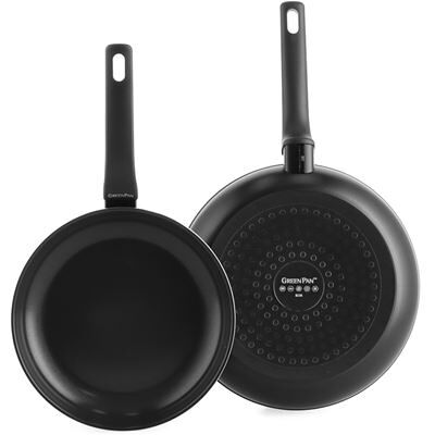 Non communiqué Set de 2 poêles Essence 24 et 28 cm - Greenpan - Noir - Aluminium Noir - Publicité Non communiqué Set de 2 poêles Essence 24 et 28 cm - Greenpan - Noir - Aluminium Noir - Publicité
