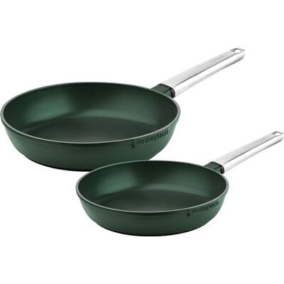 Non communiqué SET DE POÊLES performance Westinghouse - Poêle à frire 24 CM - 28 CM - Vert Vert - Publicité Non communiqué SET DE POÊLES performance Westinghouse - Poêle à frire 24 CM - 28 CM - Vert Vert - Publicité
