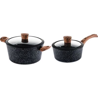 Non communiqué SET DE POÊLES Édition spéciale Westinghouse - Casserole 20 CM + Casserole 28 CM Noir - Publicité Non communiqué SET DE POÊLES Édition spéciale Westinghouse - Casserole 20 CM + Casserole 28 CM Noir - Publicité