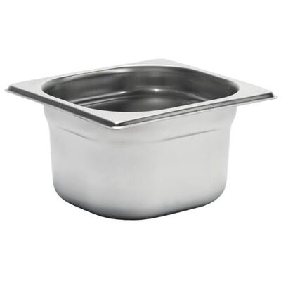 Gastro M GN 1/6 Plat en Inox Professionnel - Publicité Gastro M GN 1/6 Plat en Inox Professionnel - Publicité