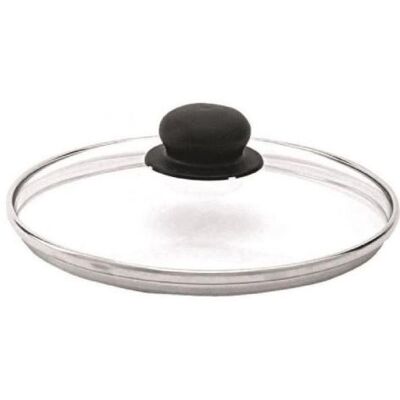 BEKA couvercle performance verre bord inox 18c inox - Publicité BEKA couvercle performance verre bord inox 18c inox - Publicité