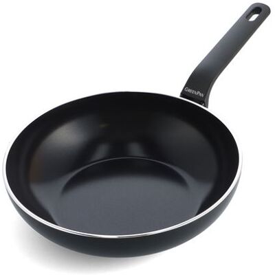 Non communiqué Wok Essence 28 cm - Greenpan - Noir - Aluminium Noir - Publicité Non communiqué Wok Essence 28 cm - Greenpan - Noir - Aluminium Noir - Publicité