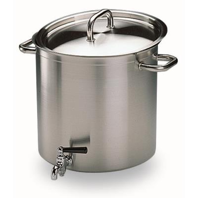 La Brunoise Marmite traiteur professionnelle avec robinet et Couvercle - Contenance 36 L - Publicité La Brunoise Marmite traiteur professionnelle avec robinet et Couvercle - Contenance 36 L - Publicité