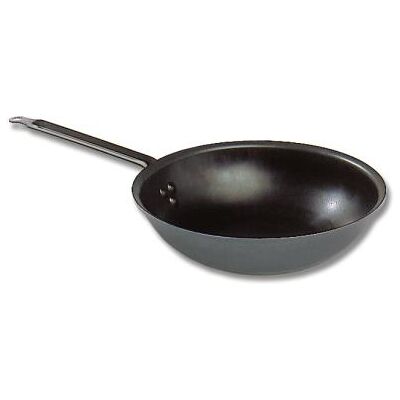 La Brunoise Wok professionnel avec Fond plat - Diamètre 280mm - Publicité La Brunoise Wok professionnel avec Fond plat - Diamètre 280mm - Publicité