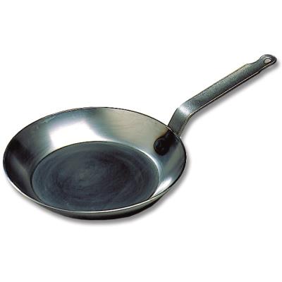 La Brunoise Poêle ronde professionnelle en tole d'acier noir - Diamètre 450mm - Publicité La Brunoise Poêle ronde professionnelle en tole d'acier noir - Diamètre 450mm - Publicité