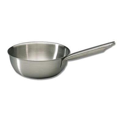La Brunoise Sauteuse professionnelle évasée sans Couvercle à poignée en fonte d'inox, 280 mm de diamètre - Publicité La Brunoise Sauteuse professionnelle évasée sans Couvercle à poignée en fonte d'inox, 280 mm de diamètre - Publicité